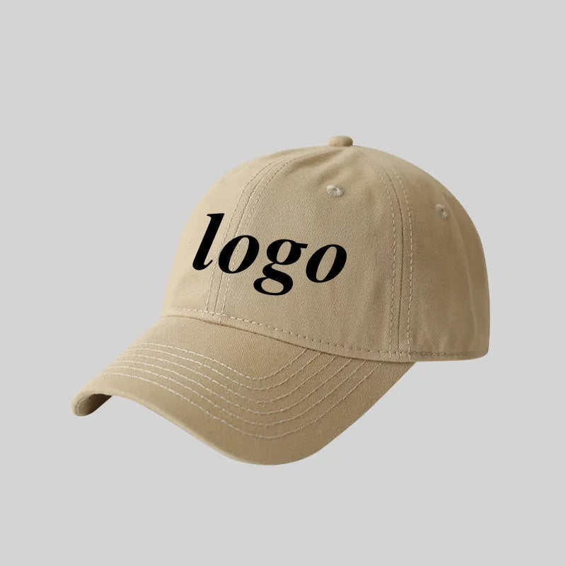 Custom Logo Large Size Baseball Caps for Mencotton Solid Colours Adjustable Snapback Cap Unisex Summer Sports Cap Gorras Dad Hat