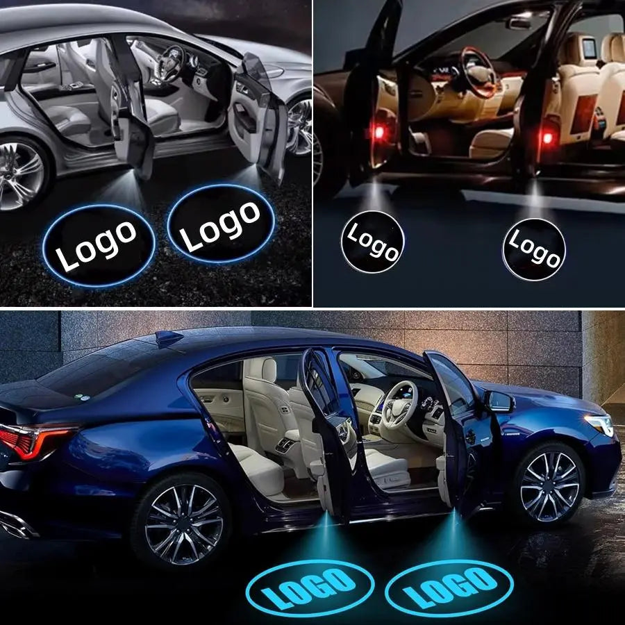 Car Door Lights, Car Decorative Light, Door Logo Projector Welcome Light, LED Projector Car Door Welcome Light, Personalized Door Projection Light with Logo #GLOBAL PICKS