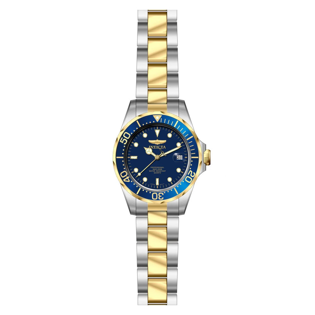 Pro Diver Quartz Blue Dial Two-Tone Men'S Watch 8935