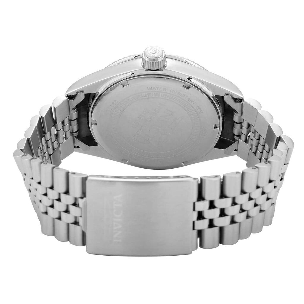 Invicta Men's Specialty Quartz Watch - Charcoal Dial with Silver Tone Bracelet, Model 29372