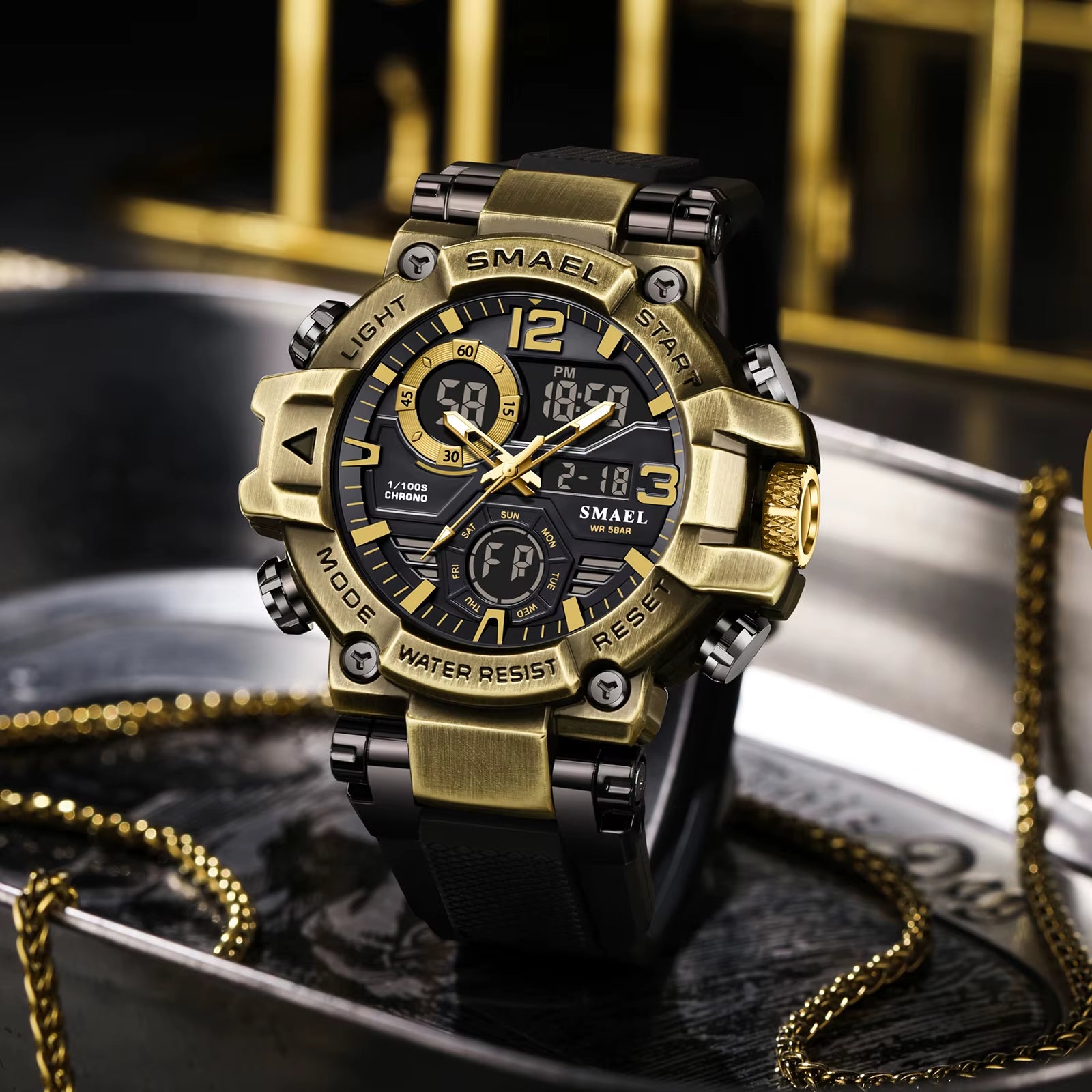 2025  Sports Watches Men LED Watches New 50M Waterproof Digital Watches 8110 Shockproof Sports Watches for Men Electrionic