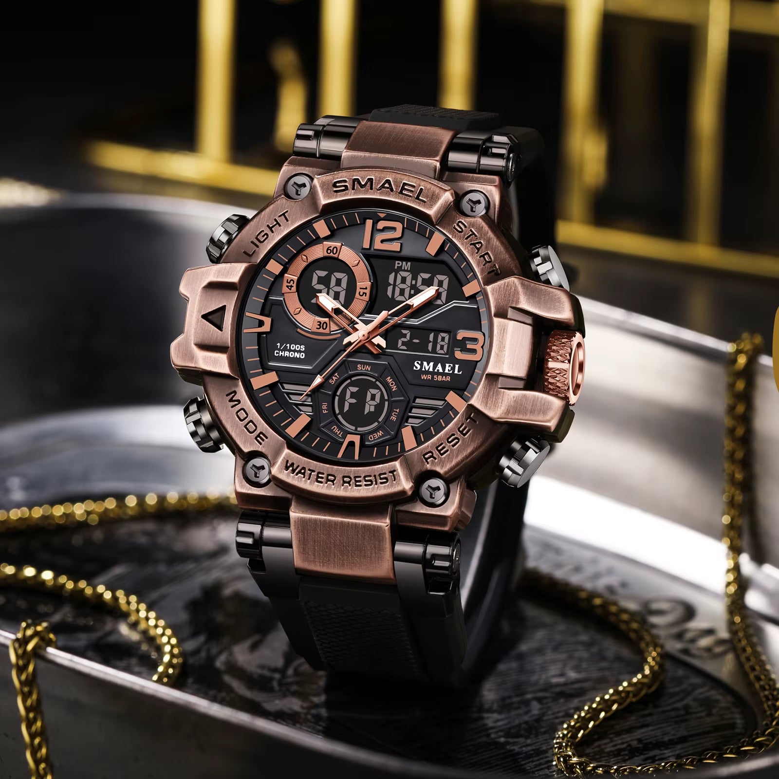 2025  Sports Watches Men LED Watches New 50M Waterproof Digital Watches 8110 Shockproof Sports Watches for Men Electrionic