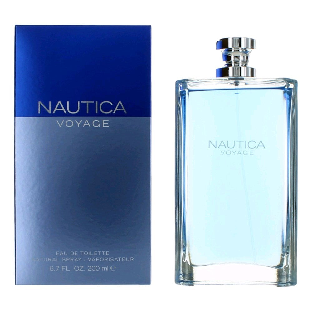 Experience the Essence of Adventure with Nautica Voyage - 6.7 Oz Eau De Toilette Spray for Men