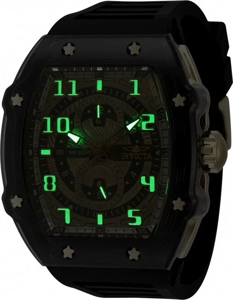 Men'S Racing 48.5Mm Red/ Gold VH67 Quartz Watch IN-48713
