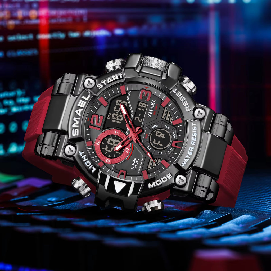 2025  Sports Watches Men LED Watches New 50M Waterproof Digital Watches 8110 Shockproof Sports Watches for Men Electrionic