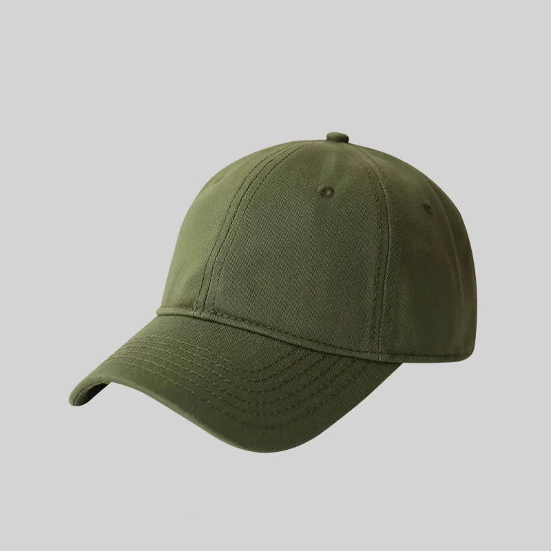Custom Logo Large Size Baseball Caps for Mencotton Solid Colours Adjustable Snapback Cap Unisex Summer Sports Cap Gorras Dad Hat