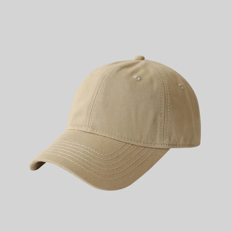 Custom Logo Large Size Baseball Caps for Mencotton Solid Colours Adjustable Snapback Cap Unisex Summer Sports Cap Gorras Dad Hat