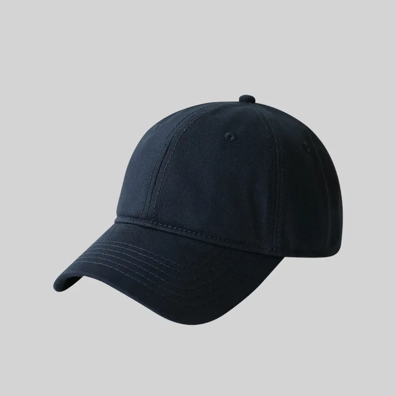 Custom Logo Large Size Baseball Caps for Mencotton Solid Colours Adjustable Snapback Cap Unisex Summer Sports Cap Gorras Dad Hat