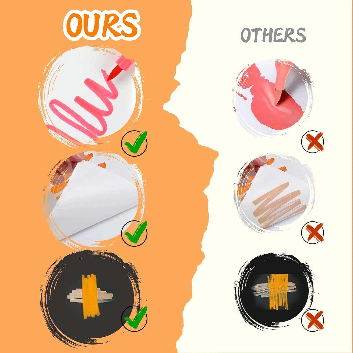 24/48/72 Color Dual-Tip Acrylic Marker Pen, Waterproof & Quick-Dry for Wood, Canvas, Stone, Glass & Rock Painting, DIY Crafts Ideal Christmas Gift #GLOBAL PICKS