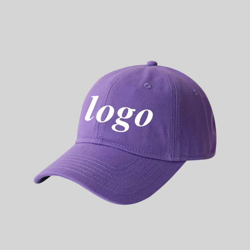 Custom Logo Large Size Baseball Caps for Mencotton Solid Colours Adjustable Snapback Cap Unisex Summer Sports Cap Gorras Dad Hat