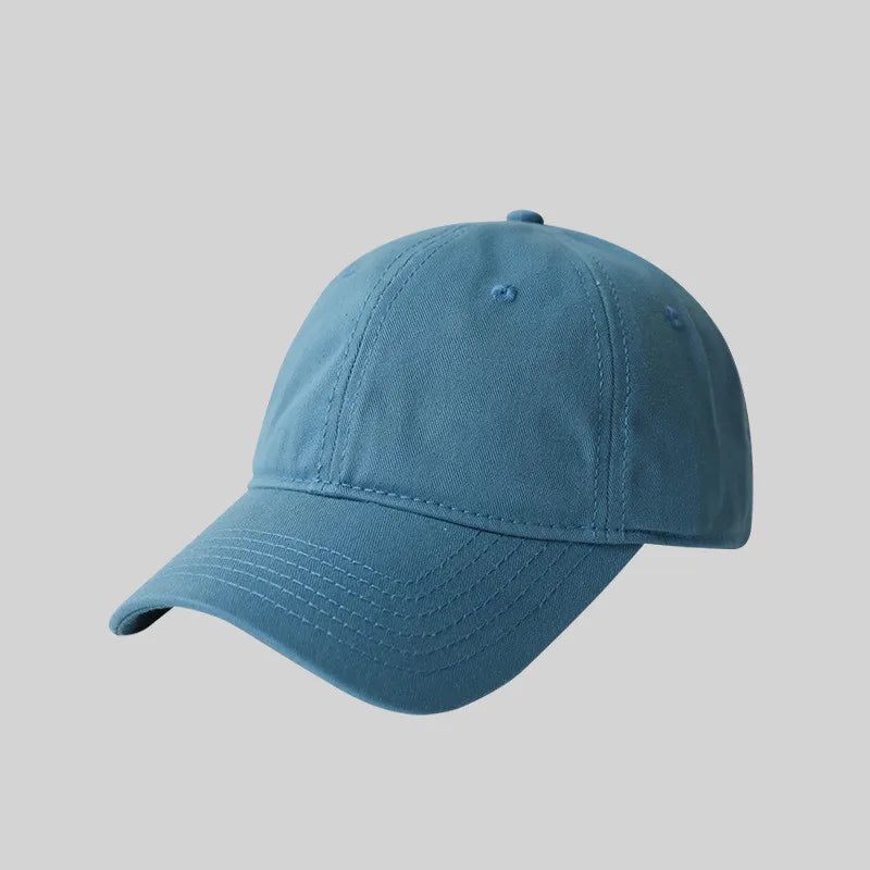 Custom Logo Large Size Baseball Caps for Mencotton Solid Colours Adjustable Snapback Cap Unisex Summer Sports Cap Gorras Dad Hat
