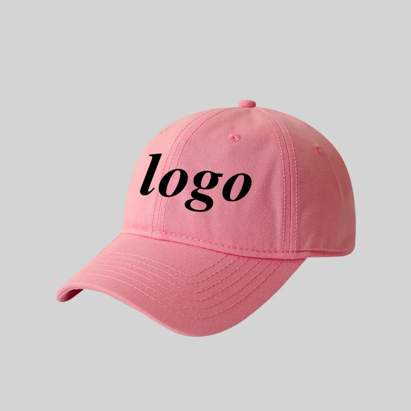 Custom Logo Large Size Baseball Caps for Mencotton Solid Colours Adjustable Snapback Cap Unisex Summer Sports Cap Gorras Dad Hat