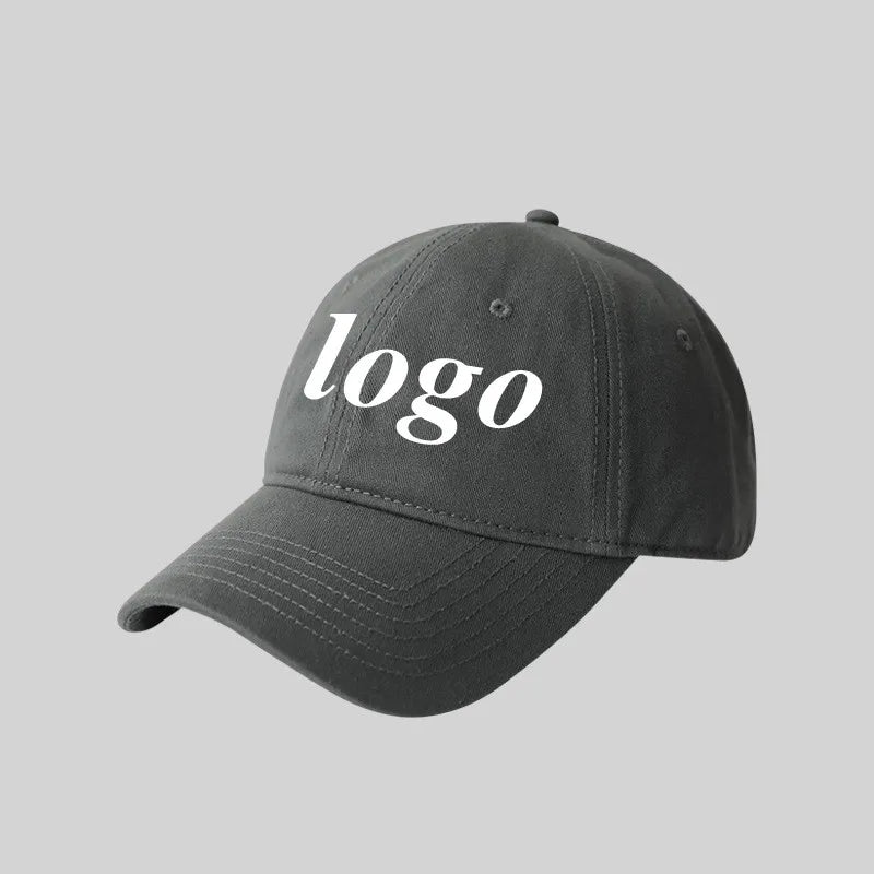 Custom Logo Large Size Baseball Caps for Mencotton Solid Colours Adjustable Snapback Cap Unisex Summer Sports Cap Gorras Dad Hat