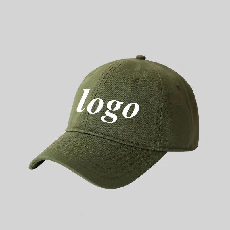 Custom Logo Large Size Baseball Caps for Mencotton Solid Colours Adjustable Snapback Cap Unisex Summer Sports Cap Gorras Dad Hat