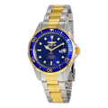 Pro Diver Quartz Blue Dial Two-Tone Men'S Watch 8935
