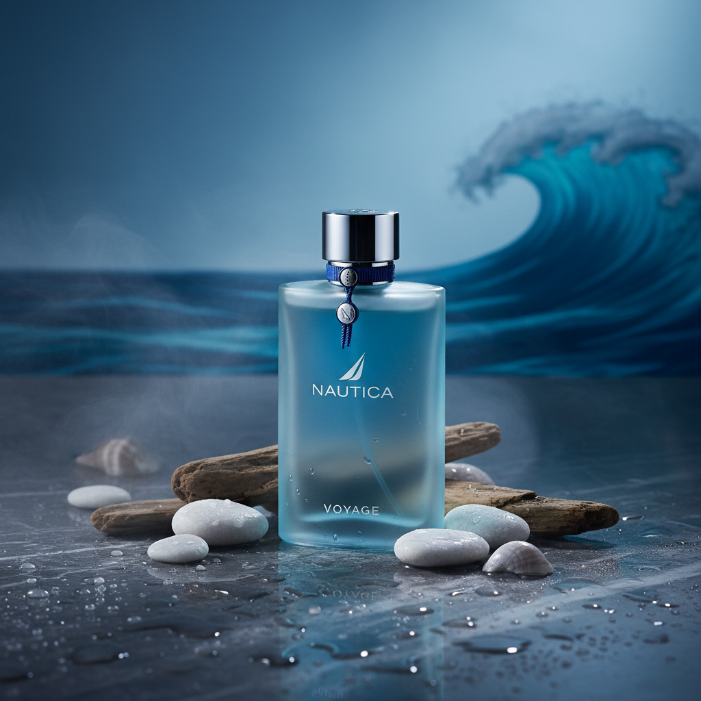 Nautica Voyage Eau de Toilette for Men – 3.4 oz | Fresh Aquatic Fragrance